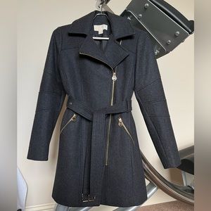 NWOT Michael Kors Wool Trench Coat